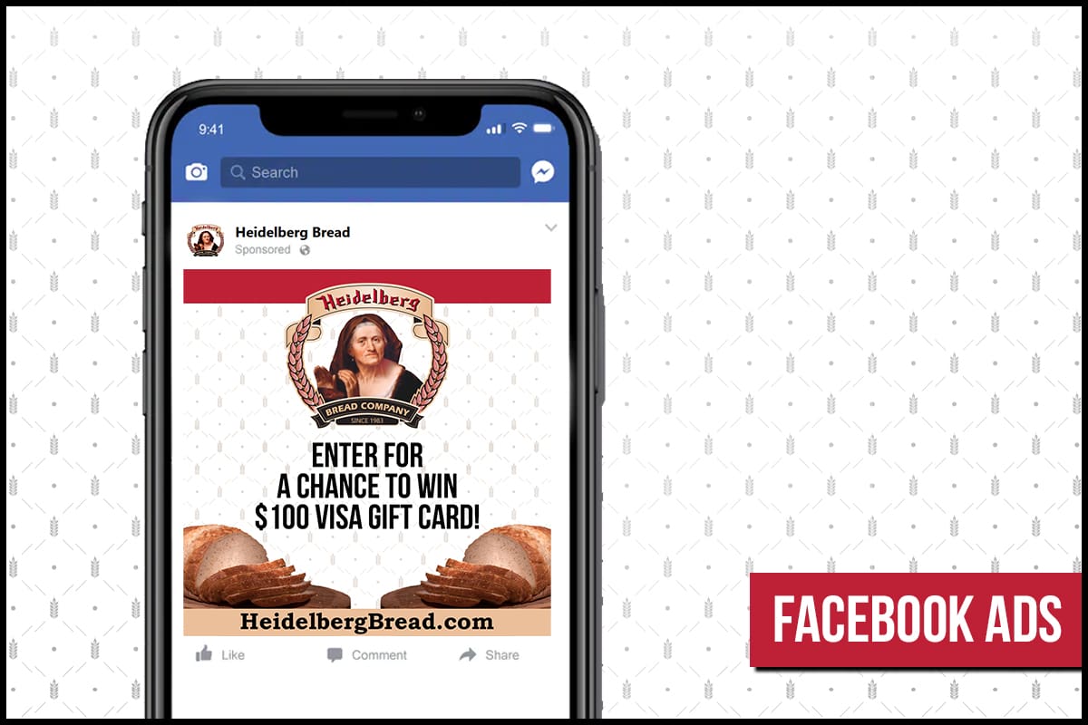 Heidelberg Bread Facebook Ads