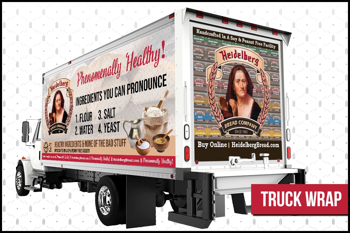 Heidelberg Bread Truck Wrap